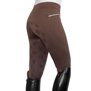 Leggings de equitación para mujer en oferta, ropa ecuestre hecha a medida, pantalones ajustados con asiento de silicona completa - Product Image 5