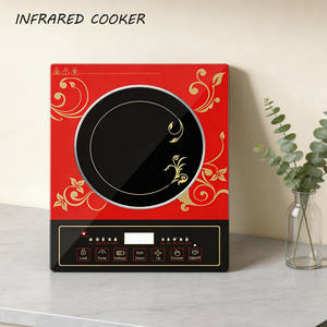 Cuisinière à induction Wok commerciale 3500W 5000W, acier inoxydable robuste, grande capacité, chauffage rapide - Product Image 1