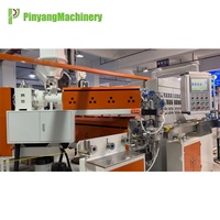 Máquina de coextrusión de cable de nailon Pinyang THHN, extrusora de doble capa de PVC y nailon para cable de construcción con revestimiento de nailon