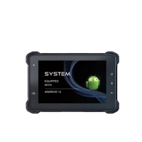 Tablet Android 12 Tangguh IP67 7 Inci 800nits Terlihat di Bawah Sinar Matahari 1280x800 Qualcomm Octa Core NFC CANBUS ODB-II Diagnostik Kendaraan