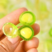 Bonbons Gélifiés Verts aux Saveurs de Mandarine et de Zeste d'Orange VC, Rafraîchissants, Boîte de 100g, Snack Populaire, Vente en Gros