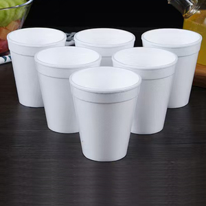 Blanco personalizado 6oz 8oz 10oz 12oz 16oz 32oz poliestireno vasos para beber con logotipo para promociones de boda - Product Image 3