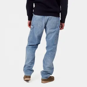 Mannen Grote En Lange Broek Broek Kleding Werkkleding Broek Mannen Dubbele Knie Cargo Carpenter Jeans Voor Mannen