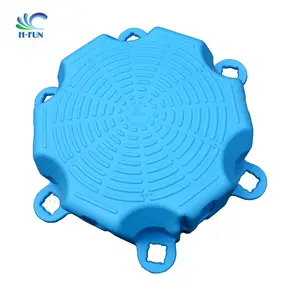 Easy to assemble HDPE hexagonal floating pontoon platform plastic floating platform