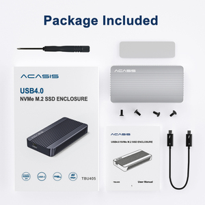 ACASIS Color Box 40gbps <span class=keywords><strong>Disque</strong></span> <span class=keywords><strong>dur</strong></span> <span class=keywords><strong>externe</strong></span> M.<span class=keywords><strong>2</strong></span> Nvme SSD Case <span class=keywords><strong>Thunderbolt</strong></span> Enclosure Usb Aluminium Stock Fashion Garantie d'un an - Product Image 6