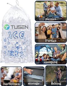 Bolsas <span class=keywords><strong>de</strong></span> Plástico Transparente con Logotipo Personalizado TUSEN, 3lb/5lb/8lb/10lb/20lb/25lb, con Cordón - Product Image 6