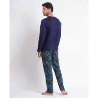 DISNEY Kermit Think Green Manga Larga Pijama pour homme Vêtements de nuit pour lui