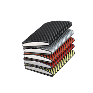 Mới nhất sang trọng sợi carbon thép không gỉ trường hợp người đàn ông của tên Ngân Hàng chủ thẻ tiền mặt hộp cho thẻ tín dụng - Product Image 1