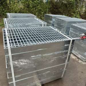 Grille en acier 316 robuste pour construction automobile, revêtement de sol, port, échelle, clôture, allée, tranchée et porte, résistante à la rouille et au plainage - Product Image 5