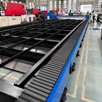 Machine de découpe laser à fibre sur rail de portique 13035 8025 12KW 20KW 30KW, grande zone de travail, équipement de découpe laser CNC pour métaux