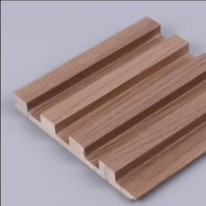 Papan kisi serat kayu bambu padat Multi lapisan Panel dinding papan kayu Solid populer dinding latar belakang TV - Product Image 2