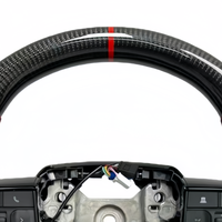 Volant en cuir et fibre de carbone en promotion pour Toyota Prado, Toyota Tacoma, Land Cruiser, 4Runner, Tundra