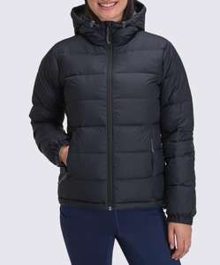 CONMR-Chaqueta de Senderismo Aislante con Capucha a Prueba de Viento y Cremallera, Abrigo Acolchado de Poliéster Cálido para Senderismo en Invierno, Uso Personalizado - Product Image 2