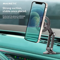 Support magnétique pour téléphone de voiture de style classique en fer ABS rotatif à 360 degrés, aimant puissant pour voiture de qualité supérieure