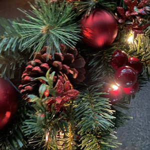 OEM Artificial Christmas <strong>Wreaths</strong> for <strong>Small</strong> Business Handmade Decorative Xmas <strong>Wreath</strong> for Boutique Christmas Decor - Product Image 6