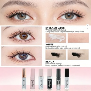 Colle à cils personnalisée, marque privée, végane, flacon de 5 ml, colle à faux cils imperméable, sans latex - Product Image 4