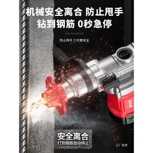 Marteau électrique Zhigao SDS Plus 30J, outil électrique de qualité industrielle haute performance pour le perçage du béton - Product Image 2