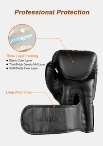 Professional Boxing Training Gloves Custom Design Leather Boxing Gloves For Gym Indoor