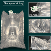 Emballage de protection des fruits en PE gonflable transparent, sacs de film de protection à bulles avec colonne d'air et conception flexible