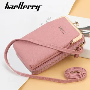 BAELLERY 휴대 전화 가방 미니 Crossbody 가방 범용 전화 현금 여성 단일 어깨 핸드백 지갑