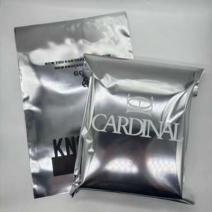 Bolsas de Envío Plateadas con Logotipo Personalizado, con Tira Autoadhesiva, Bolsa de Correo Metálica Plateada para Sudaderas - Product Image 2
