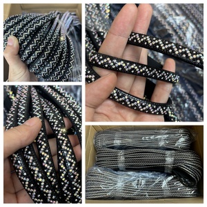 Bán buôn cao gót giày dép phụ kiện Rhinestone dây kim cương pha lê cắt tỉa dây giày vật liệu - Product Image 6