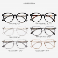 Bingkai optik Fengchao produsen Cerdas Multi warna bingkai asetat uniseks Vintage biru cahaya memblokir kacamata kacamata Retro