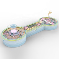 Équipement de jeu intérieur pour enfants Bonhong, Monde aquatique, Jeux de table aquatiques surdimensionnés, Couleurs personnalisables.