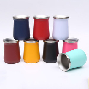 ใหม่แก้วชา8ออนซ์แก้วกาแฟผนังสองชั้นสำหรับเดินทางแก้วเบียร์สแตนเลสหุ้มฉนวนปรับแต่งได้พร้อมโลโก้ตามต้องการ - Product Image 1