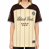 Maillots de football américain personnalisés avec logo OEM, unisexes, grandes tailles, en polyester mesh à séchage rapide, uniformes d'équipe avec design patchwork
