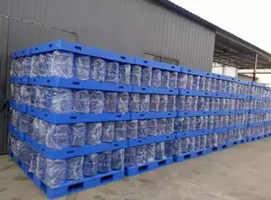 Portaoggetti per bottiglie d'acqua impilabili Pallet per acqua in bottiglia 20 tamburi da 5 galloni lypallet