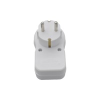E-SUN Prix d'usine en gros UE 16A 250V Interrupteur Prise murale Schuko européenne Adaptateur électrique 1 prise CA Usage commercial