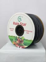 100% système d'irrigation goutte à goutte en plastique sous la surface goutteur intérieur plat DN 16mm 22mm tuyau de bande d'irrigation goutte à goutte de jardin pour les cultures en rangée