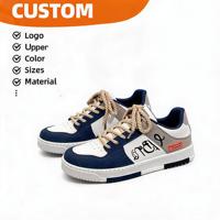 Nouveauté - Chaussures de skate pour hommes avec imprimé graffiti, plateforme épaisse, doublure en maille douce, semelles antidérapantes