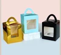 Boîtes à gâteaux personnalisées, nouvelles, élégantes et tendance, pour pâtisseries, biscuits et gâteaux pliés