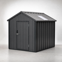 Abri de jardin en métal galvanisé, abri de jardin en acier galvanisé, abri de jardin en acier galvanisé avec lucarne, abri pour voiture