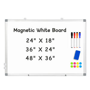 <span class=keywords><strong>Tableau</strong></span> <span class=keywords><strong>blanc</strong></span> magnétique double face sur mesure avec cadre en aluminium pour <span class=keywords><strong>mur</strong></span> - Product Image 1