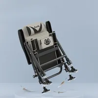 Chaise de pêche pliable multifonctionnelle tout-terrain européenne, confortable et durable pour la vente en gros
