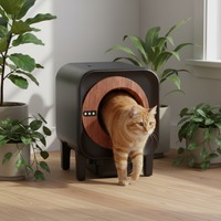 Bac à litière intelligent pour chat, amélioré, fermé, facile à nettoyer, bac à litière autonettoyant pour plusieurs chats