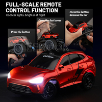 Voiture télécommandée 4x4 de haute qualité pour enfants, à l'échelle 1:64, mini voiture RC de bureau, jouets