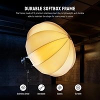 Neewer 26 pouces/65 cm Softbox Lanterne à monture Bowens, Softbox à dégagement rapide, diffuseur de lumière 360° avec alliage de nylon léger
