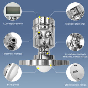 Nhiệt độ cao sét mức chất lỏng thay đổi Transmitter ATEX <span class=keywords><strong>CE</strong></span> chứng nhận Non-Contact mức chất lỏng cảm biến - Product Image 5