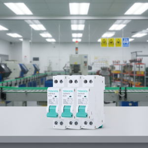 Interruptor Automático TENGEN TGB1N-63 16A/20A/32A 1P+N C6A 10A/40A/50A/63A Retardante PC/PA6 1PN DPN MCB - Product Image 4