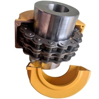Accouplement de chaîne à rouleaux en acier Haipeng KC3012/KC4012/KC4014/KC4016, arbre flexible OEM avec alésage de 100 mm et capacité de 5000 tr/min