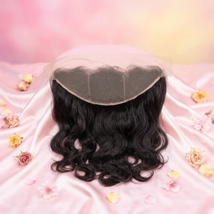 ผมแท้แบบธรรมชาติ ลอนคลื่นธรรมชาติ  แบบนุ่มสลวย ลอนลึก  พร้อมเชือกผูกผม HD Lace Frontal คุณภาพพรีเมียม สำหรับต่อผม - Product Image 3