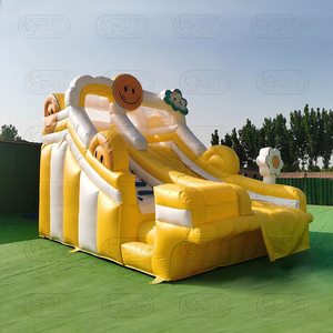 Château <span class=keywords><strong>gonflable</strong></span> de crayon <span class=keywords><strong>gonflable</strong></span> commercial de haute qualité avec toboggan Combo <span class=keywords><strong>Happy</strong></span> Smile Face Theme Design pour les enfants - Product Image 3
