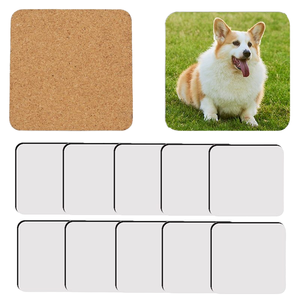 MDFSUB in Stock 3mm Thick Wood Backed Sublimation Blank Mdf coaster 95x95mm square Sublimation Mdf coaster With Protective Films