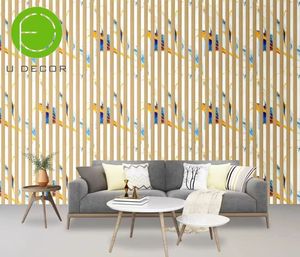 Papel Tapiz Autoadhesivo Ecológico de PVC Impermeable de 45cm*10m, Diseño Moderno 3D para Entretenimiento, Precio Económico, Venta al Por Mayor UDK - Product Image 1