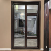Fenêtres à battant en aluminium isolées thermiquement de style moderne persiennes en silicone imperméables stores enrouleurs pour porte de salle de bain pour villas