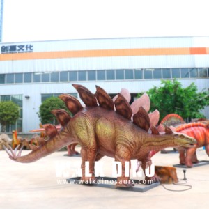 โมเดลไดโนเสาร์สเตโกซอรัสแบบมีมอเตอร์ ขยับได้สมจริง พร้อมเสียงประกอบ เหมาะสำหรับสวนสนุกกลางแจ้ง/ในร่ม - Product Image 4
